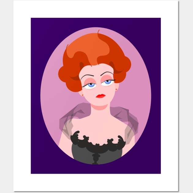 Bette Wall Art by tuditees